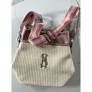 NWOT Steve Madden Bmayor Hobo Crossbody Should Bag Cream/Pink